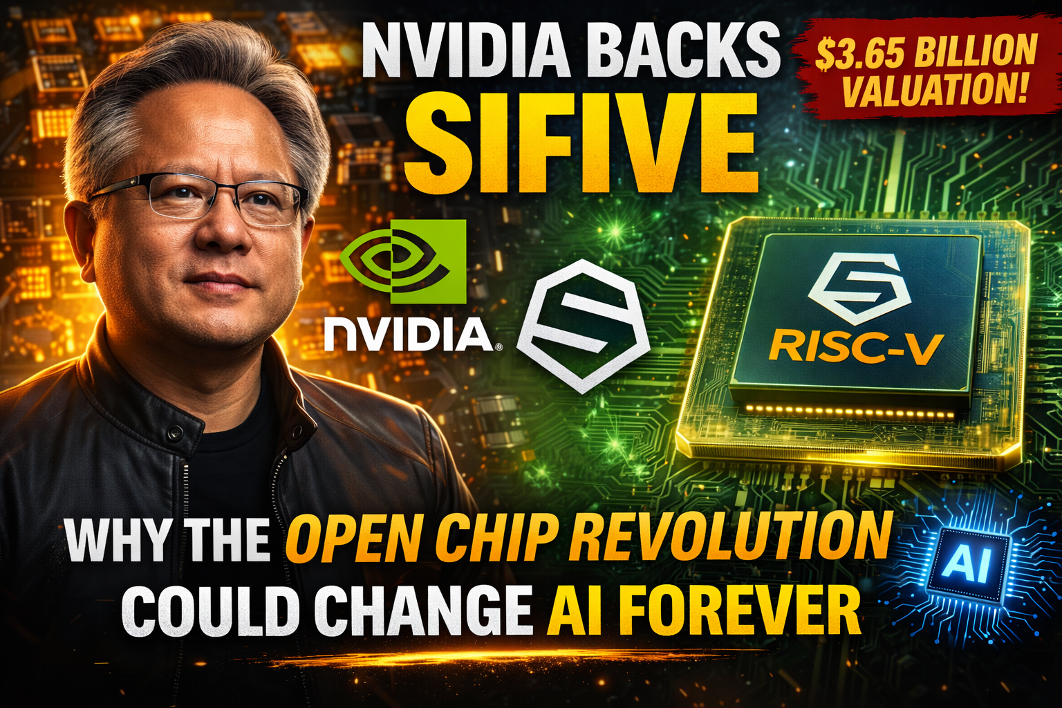 Nvidia Backs SiFive at $3.65B Valuation: Why the Open Chip Revolution Could Change AI Forever