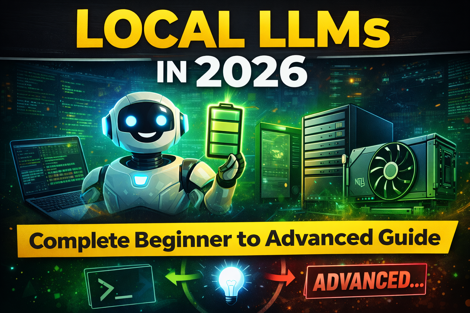 Local LLMs in 2026: Complete Beginner to Advanced Guide (Setup + Best Models + Real Use Cases)