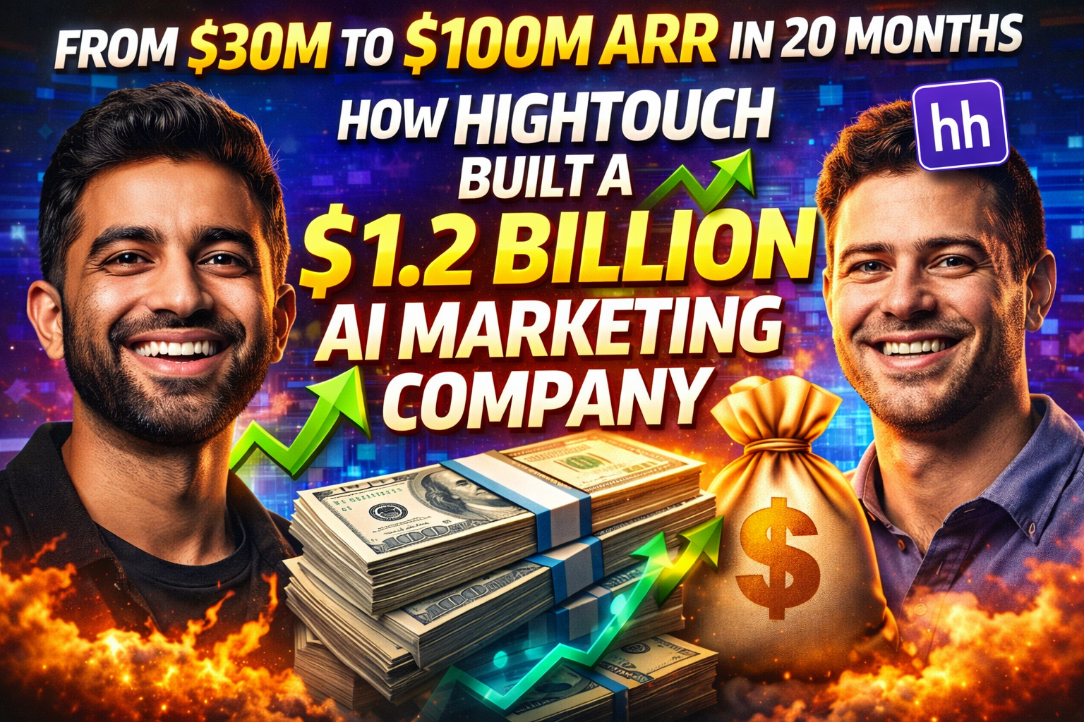 From $30M to $100M ARR in 20 Months: How Hightouch Built a $1.2 Billion AI Marketing Company